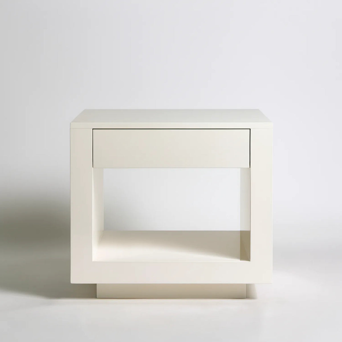 Biała szafka nocna z płyty MDF, 50 x 40 x 50 cm